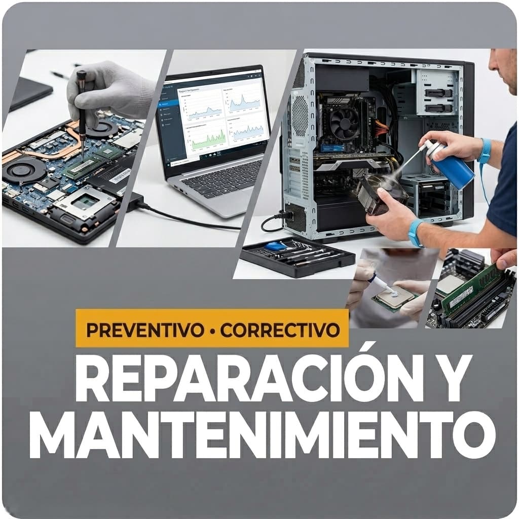 Reparación y mantenimiento preventivo y correctivo