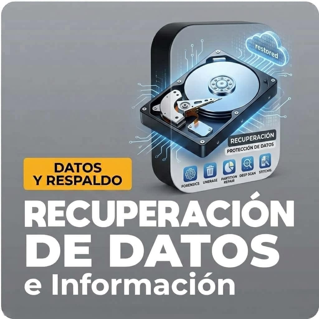 Recuperación de datos y respaldo de información